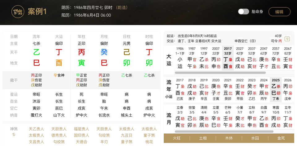 一个“杀印相生”的字，对用神偏枯且无情的严苛